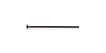 Vintaj Natural Brass Headpin 1" - 21 gauge