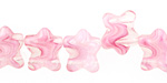 Czech Glass Ballerina 2-Hole Flower 11x13mm