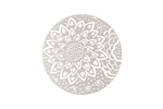 Lillypilly Silver Dahila Anodized Aluminum Disc 25mm, 22 gauge
