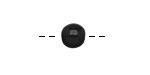 Tagua Nut Black Round 9mm