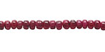 Ruby (color enhanced) Rondelle 3-4mm