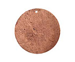 Nunn Design Antique Copper (plated) Flat Grande Circle Tag 31mm