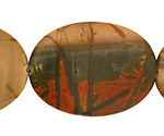Red Creek Jasper Flat Oval 40x30mm