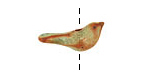 Kylie Parry Ceramic Spring Green Bird 10-11x25mm