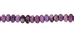 Purple Wave Agate Rondelle 6mm