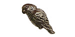 Green Girl Pewter Parrot 30x12mm