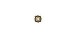 TierraCast Antique Brass (plated) Faceted Cube 4x5mm