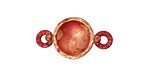 Patricia Healey Copper Dome Bezel Link 27x14mm