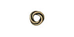 TierraCast Antique Brass (plated) Twisted Spacer 2x10mm