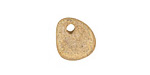 Yellow/Gold Beach Stone Pebble 9-14x12-14mm