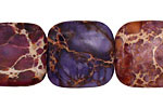 Purple Impression Jasper Puff Square 20mm