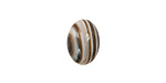 Black Sardonyx Oval Cabochon 10x14mm