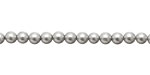 Platinum Shell Pearl Round 4mm