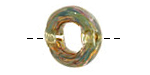 Unicorne Beads Mossy Green Brim Ring 22mm