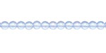 Czech Glass Luster Iris Medium Sapphire Round 4mm