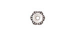 TierraCast Antique Silver (plated) Large Hole Flower Heishi 3x9mm