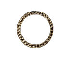 TierraCast Antique Brass (plated) 1" Hammertone Ring 25mm