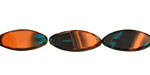 Czech Glass Poolside Horse Eye 18x8mm