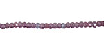 Czech Glass Luster Lilac Fire Polished Rondelle 2x3mm