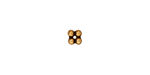 TierraCast Antique Gold (plated) Quad Heishi 5mm