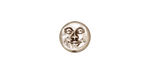 TierraCast Antique Silver (plated) Moon Face Bead 10mm