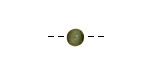 Tagua Nut Olive Round 6mm