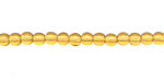 Czech Glass Dark Topaz Round 4mm