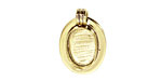 Brass Lipped Oval Bezel 15x20mm
