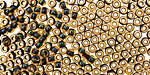 TOHO Rainbow Light Topaz (with Jet Lining) Round 8/0 Seed Bead