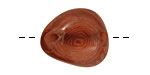 Tagua Nut Caramel Banana Chip 22-29x16-22mm