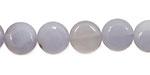 Chalcedony Puff Coin 12mm