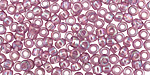 TOHO Transparent Rainbow Light Amethyst Round 6/0 Seed Bead