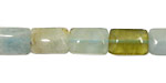 Aquamarine (multi) Thin Pillow 12x8mm