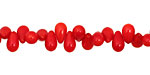 Coral Teardrop 5x8mm