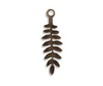 Vintaj Natural Brass Delicate Fern 10x32mm