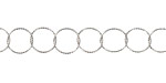 Sterling Silver Textured Ring Chain
