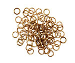 Artistic Wire Non-Tarnish Brass Chain Maille Jump Ring 4.37mm, 18 gauge