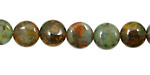 Copper Green Opal Puff Coin 10mm