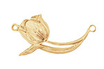 Ezel Findings Gold (plated) Tulip Link 41x20mm