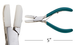 Flat Jaw Nylon Pliers w/ Spring