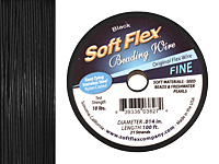 Soft Flex Black Onyx .014" (Fine) 21 Strand Wire 100ft.
