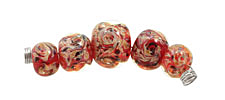 Unicorne Beads Independence Graduated Rondelle Set