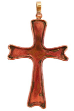 Patricia Healey Copper Cross Bezel 42x76mm