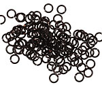 Artistic Wire Black Chain Maille Jump Ring 4.37mm, 18 gauge