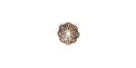 TierraCast Antique Silver (plated) Oasis Bead Cap 8mm