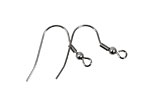 Stainless Steel Ear Wire w/ Coil & Ball