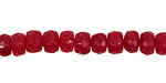 Ruby (color enhanced) Faceted Rondelle 4.5-5mm