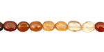 Hessonite Flat Oval 5-7x4-5mm