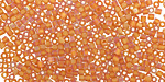 TOHO Transparent Rainbow Frosted Dark Topaz Cube 1.5mm Seed Bead