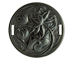 Vintaj Arte Metal Waterlily Ribbon Slide 38mm